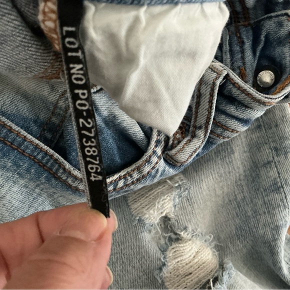 Vintage Buffalo David bitton ash-x slim stretch jeans Rock For Freedom 31/32 - Picture 7 of 9